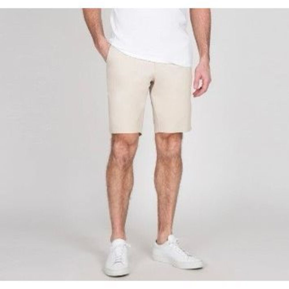 NWT Mens Slate & Stone Tab Flat Front Khaki Chino Shorts -  Sz 30